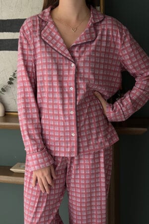Pijama Sienna Tartan Burdeo