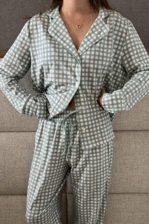 Pijama Sienna Vichy Verde