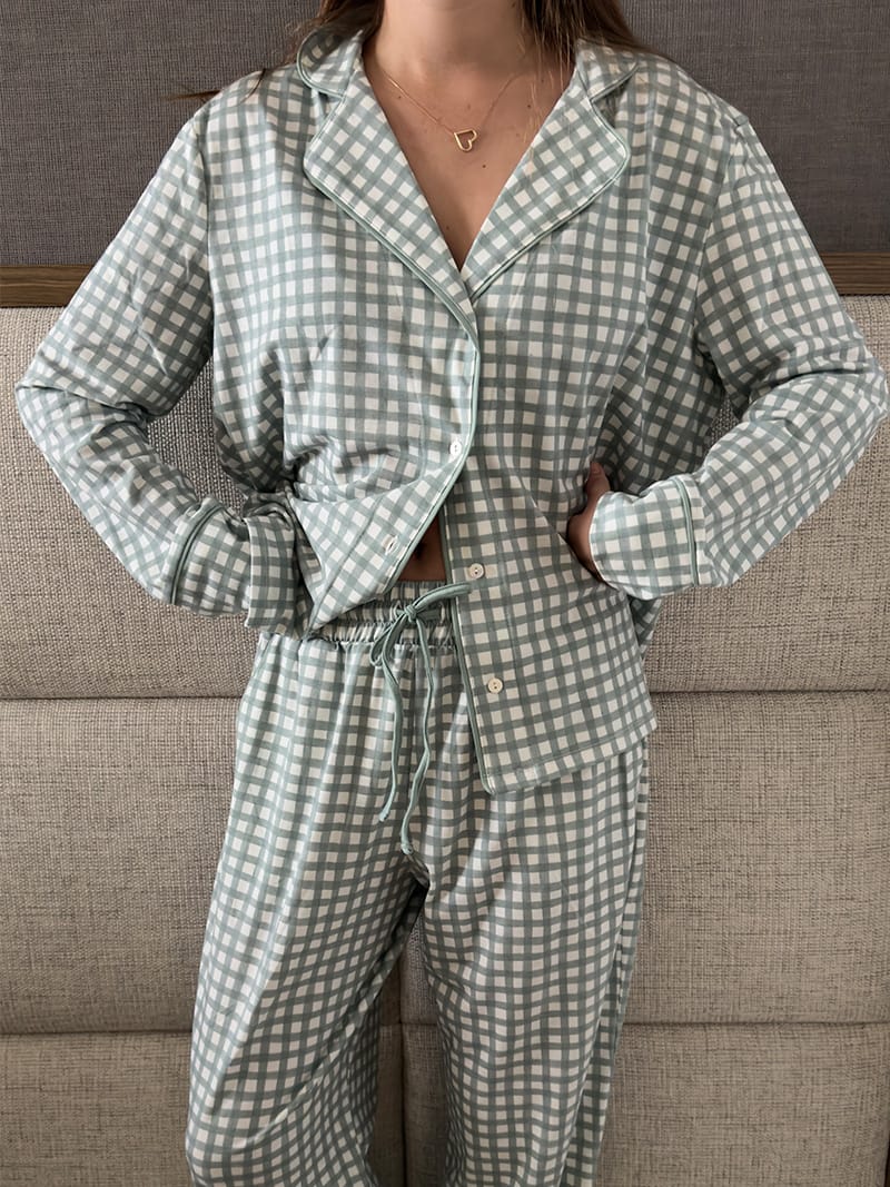 Pijama Sienna Vichy Verde