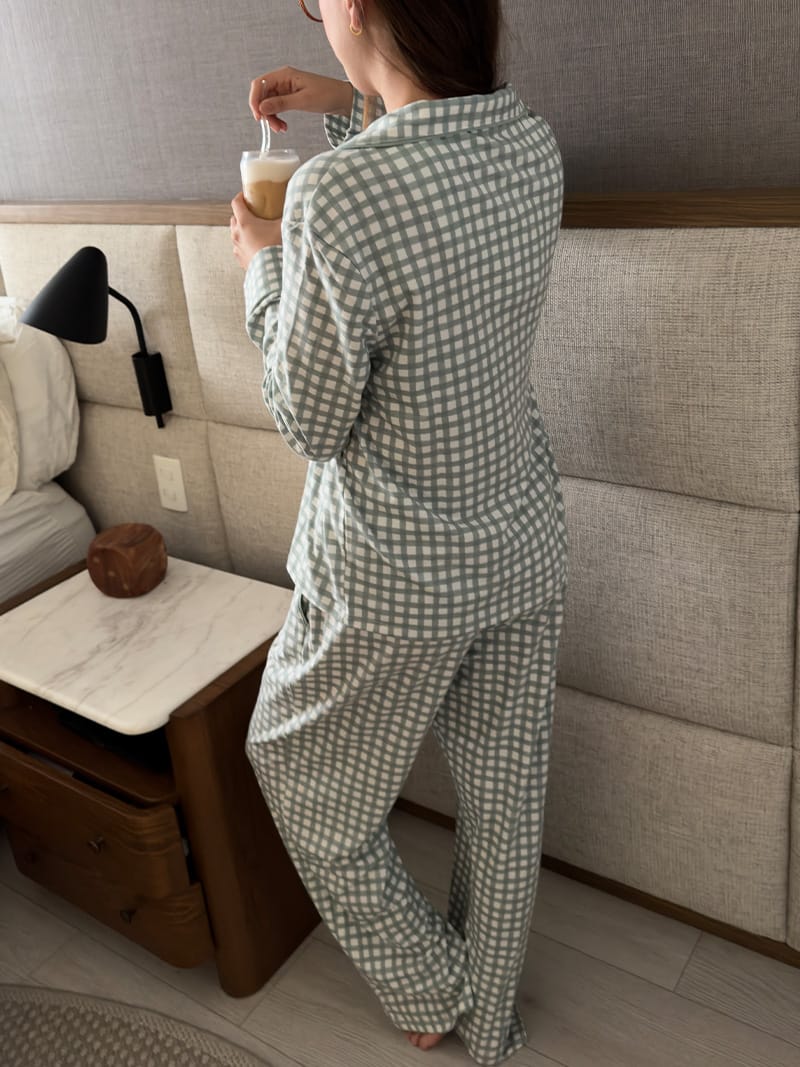 Pijama Sienna Vichy Verde - Imagen 4