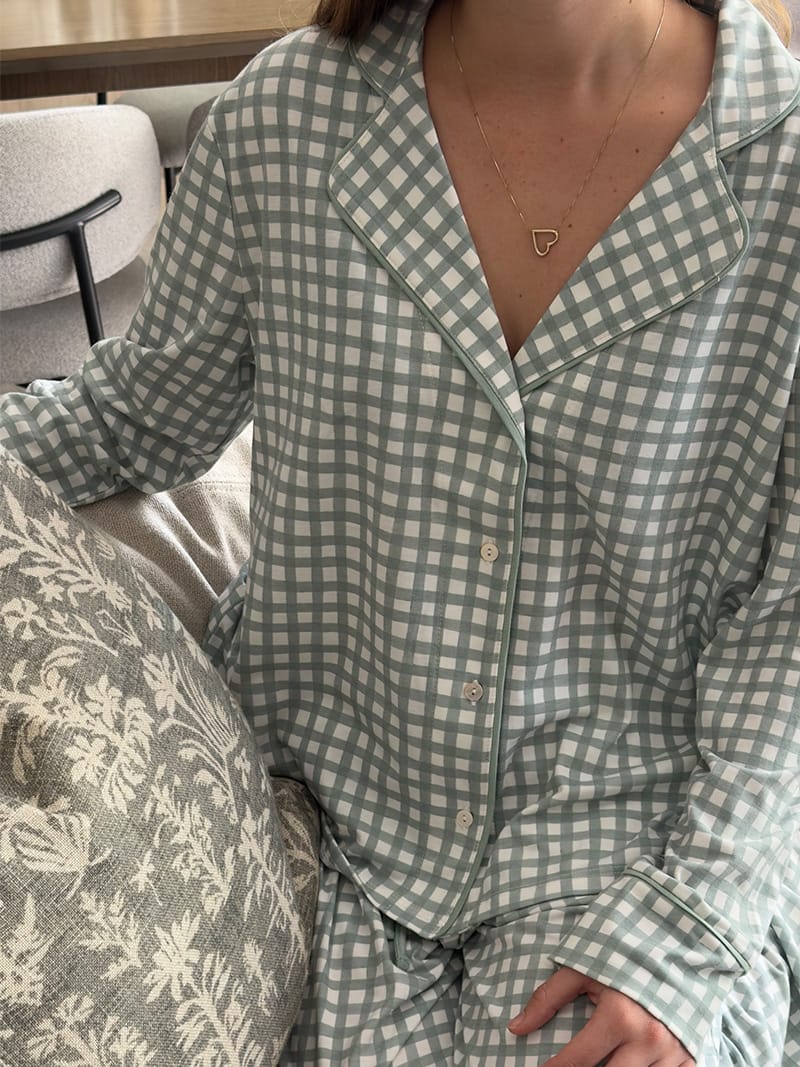 Pijama Sienna Vichy Verde - Imagen 5