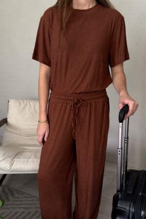 Set Rib Camel