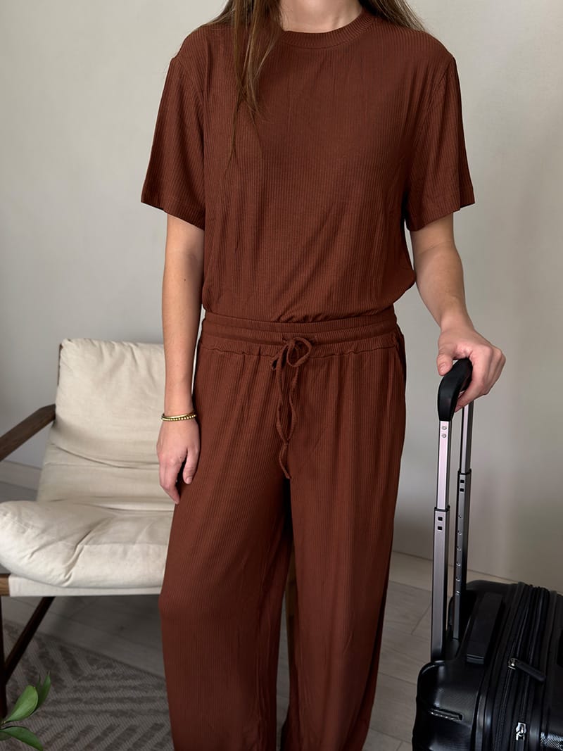 Set Rib Camel